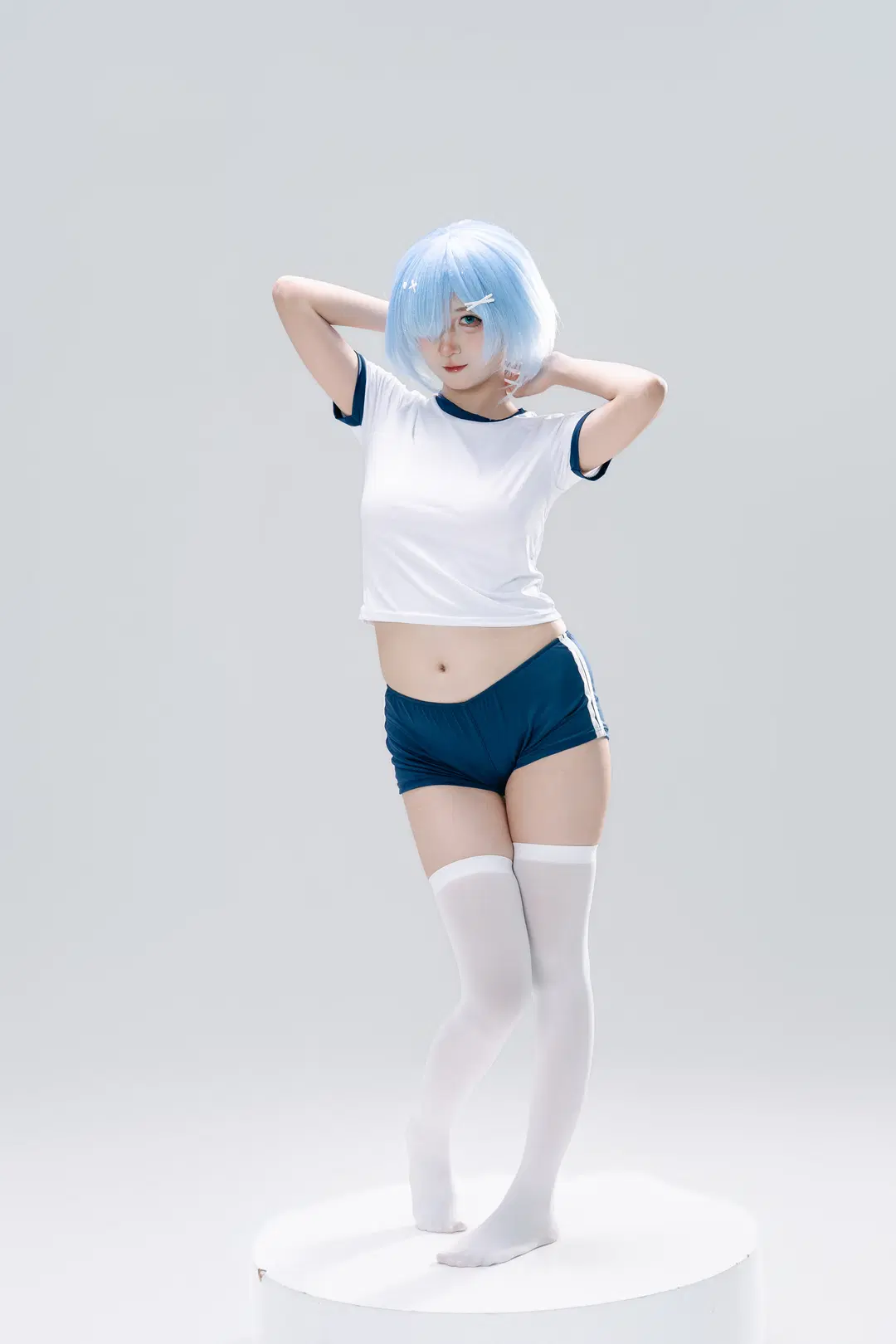 【Rem Cosplay】Re:Zero - Starting Life in Another World: Gymnastics Uniform Girl by 一只黑猫 - Image 8