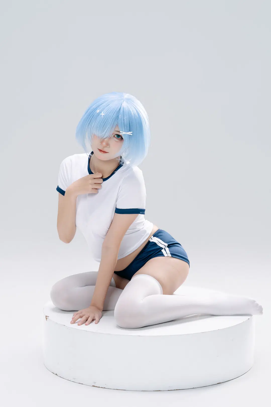 【Rem Cosplay】Re:Zero - Starting Life in Another World: Gymnastics Uniform Girl by 一只黑猫 - Image 9