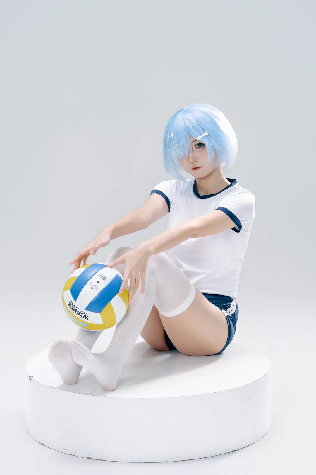 【レム コスプレ】『Re:ゼロから始める異世界生活』バレーボール少女の撮影日記 - 一只黑猫 - 5枚目