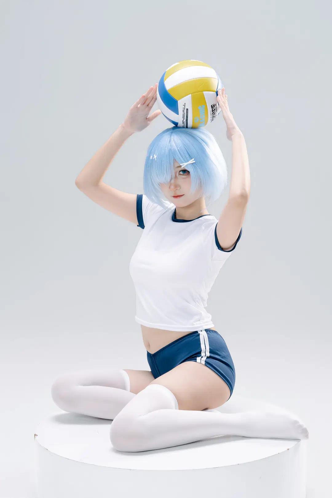 【レム コスプレ】『Re:ゼロから始める異世界生活』バレーボール少女の撮影日記 - 一只黑猫 - 7枚目