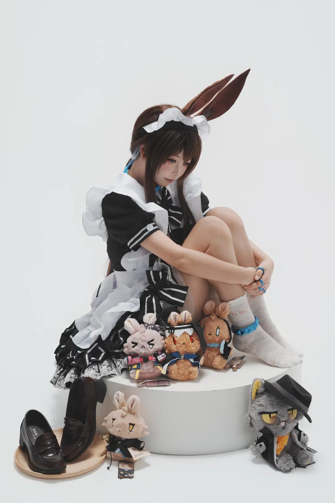 【Amiya cosplay】Mountain Bunny Maid: The Joy of Straight-Out-of-Camera White Studio Shoots by 一只黑猫 - Image 10