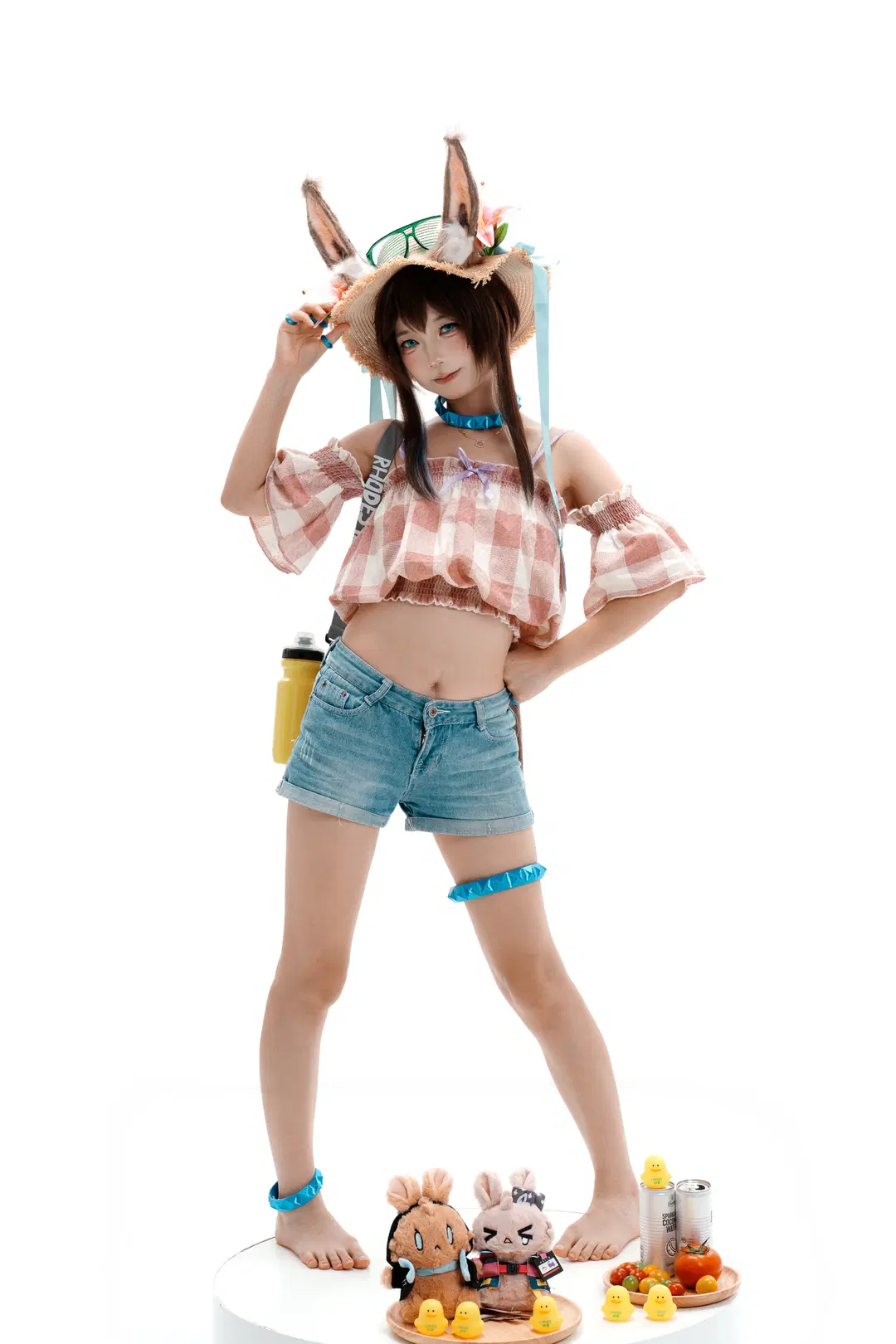 [Amiya cosplay] Summer Flowers: Utterly Sweet from Styling to Final Shots by 一只黑猫 - Image 10