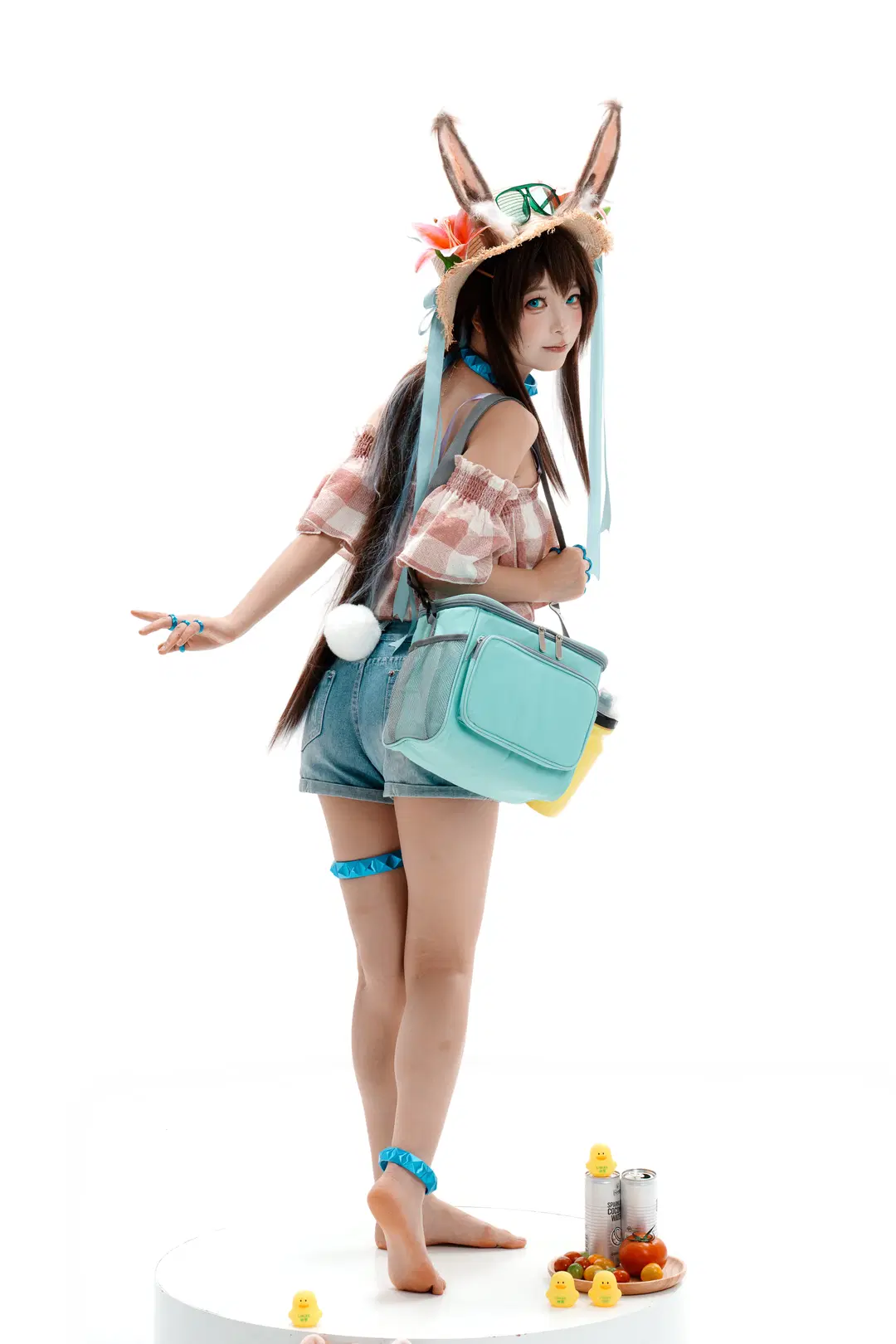 [Amiya cosplay] Summer Flowers: Utterly Sweet from Styling to Final Shots by 一只黑猫 - Image 12