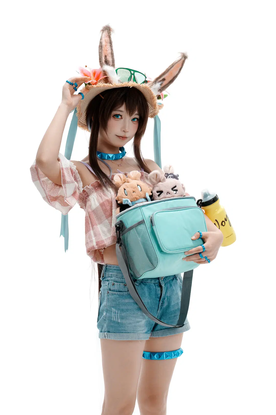 [Amiya cosplay] Summer Flowers: Utterly Sweet from Styling to Final Shots by 一只黑猫 - Image 13