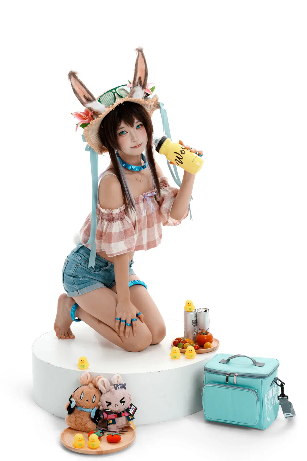 [Amiya cosplay] Summer Flowers: Utterly Sweet from Styling to Final Shots by 一只黑猫 - Image 4