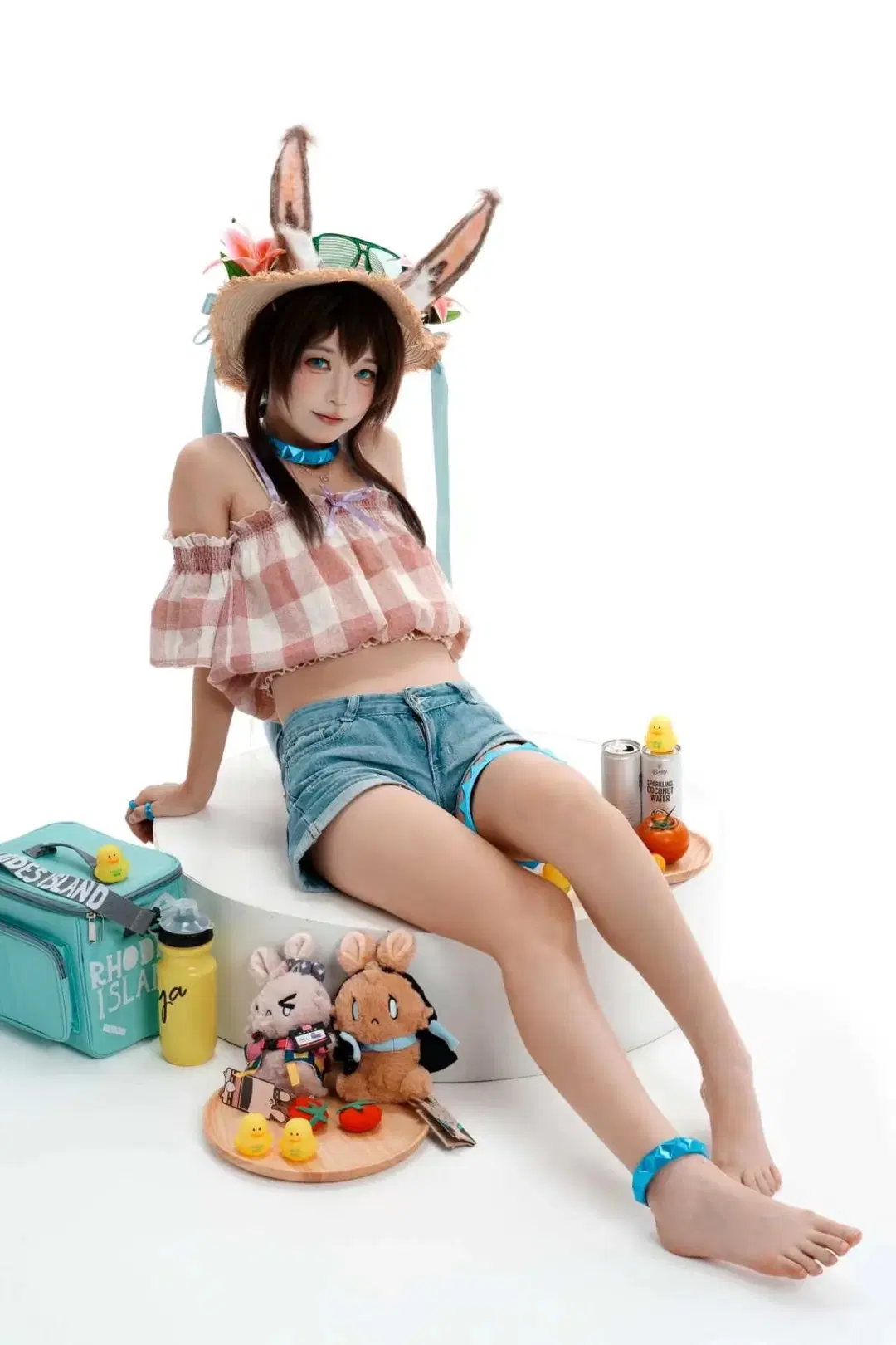 [Amiya cosplay] Summer Flowers: Utterly Sweet from Styling to Final Shots by 一只黑猫 - Image 5