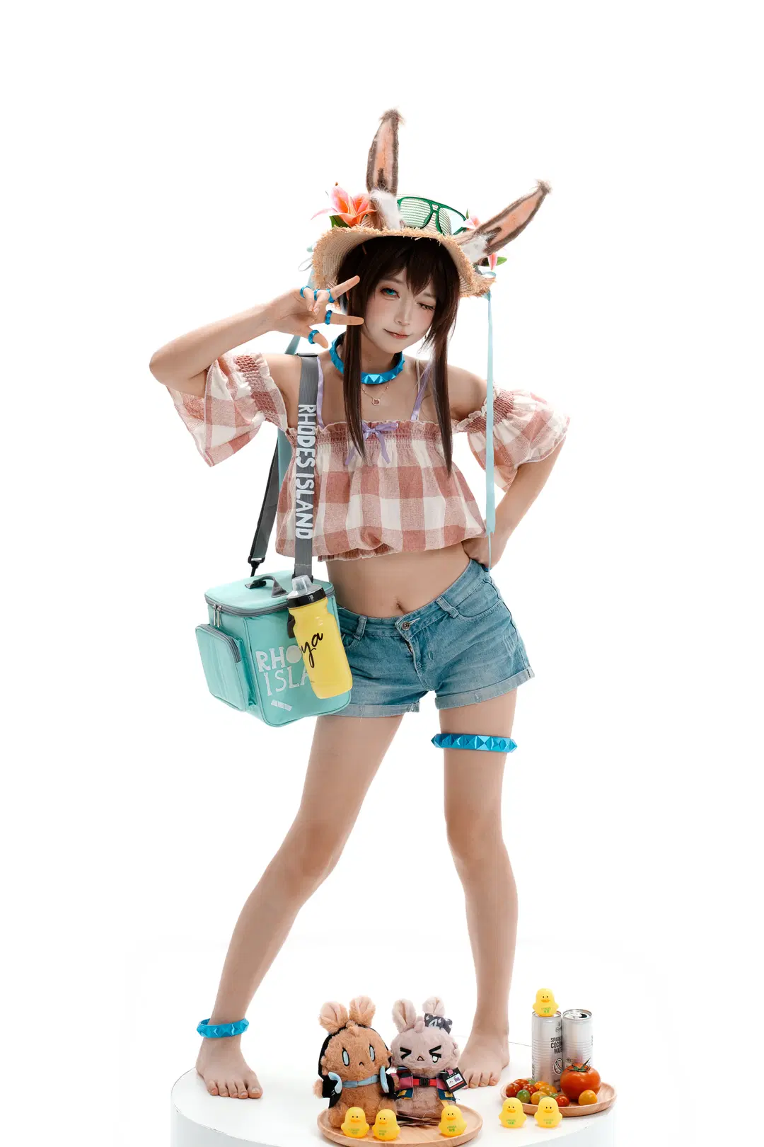 [Amiya cosplay] Summer Flowers: Utterly Sweet from Styling to Final Shots by 一只黑猫 - Image 7