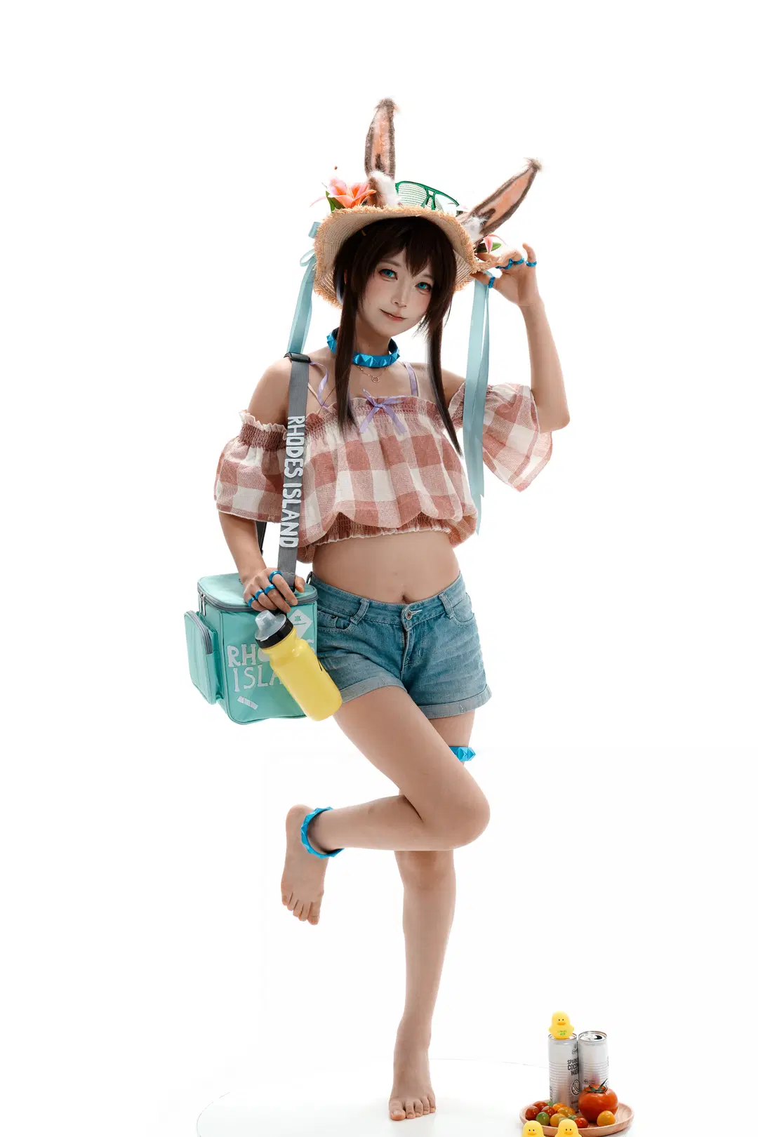[Amiya cosplay] Summer Flowers: Utterly Sweet from Styling to Final Shots by 一只黑猫 - Image 8