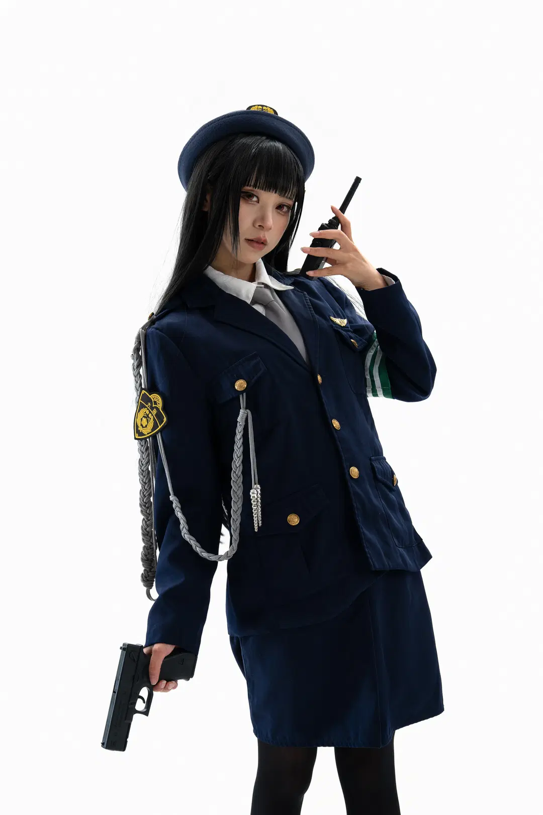 【调月莉音cos】碧蓝档案白棚制服私设拍摄 - 一只黑猫 - 第11张