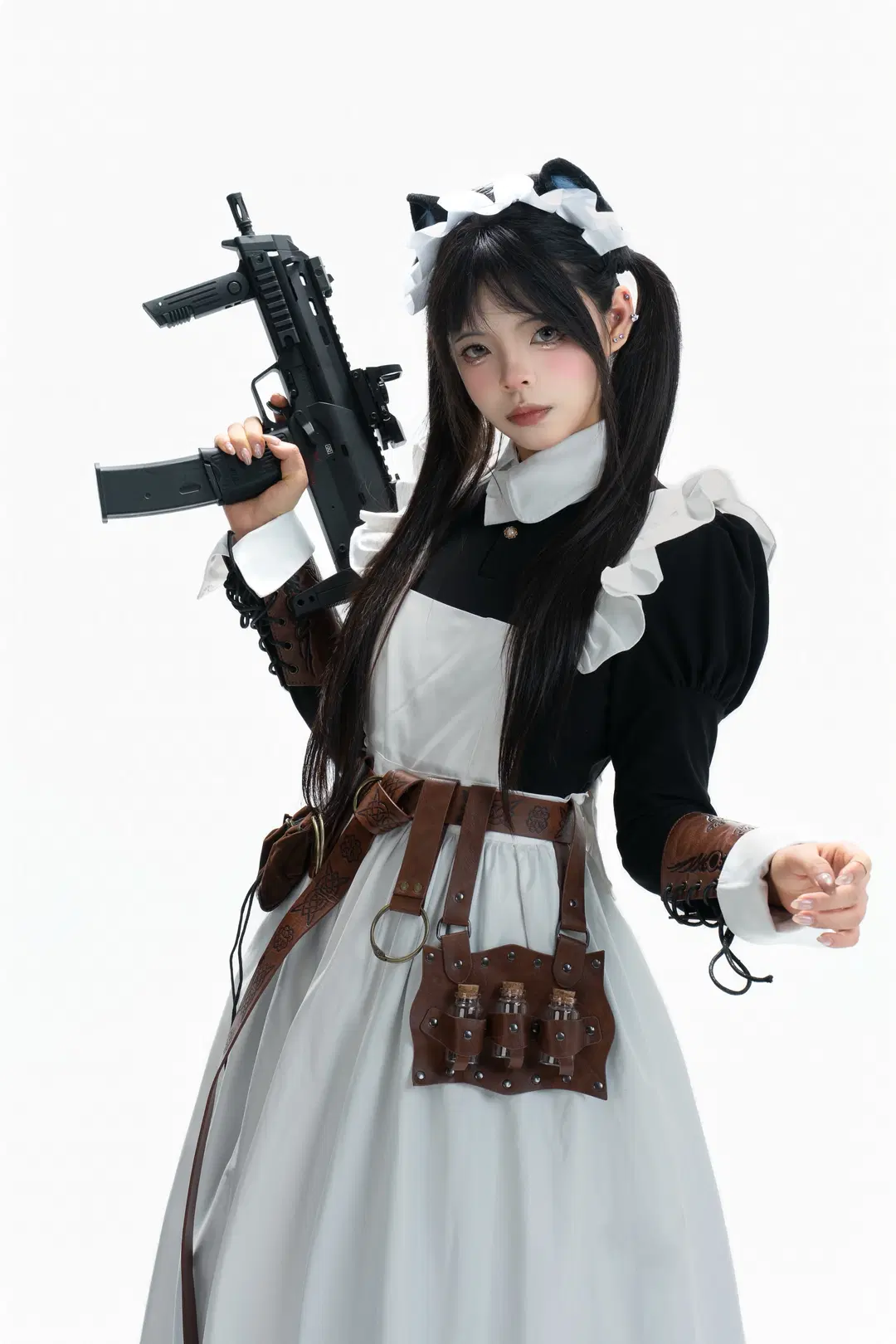 猫耳メイドとMP7サブマシンガンのギャップ萌えが最高すぎる - 一只黑猫 - 10枚目