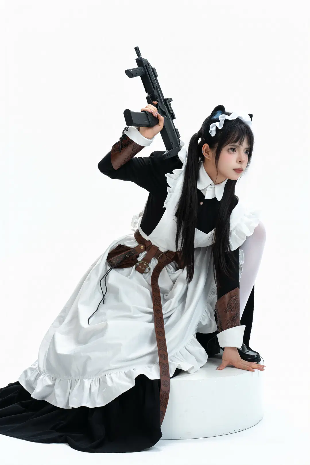猫耳メイドとMP7サブマシンガンのギャップ萌えが最高すぎる - 一只黑猫 - 5枚目