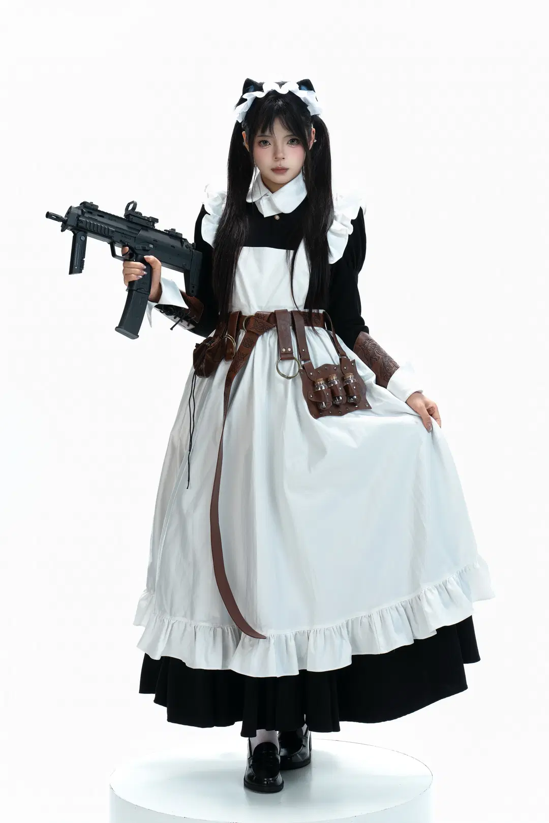 猫耳メイドとMP7サブマシンガンのギャップ萌えが最高すぎる - 一只黑猫 - 8枚目