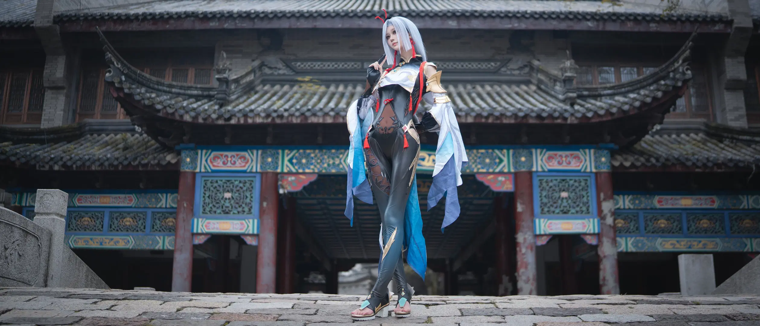 【申鶴cos】原神外景正片，清冷氣質與國風園林的碰撞 - 聪明的太子 - 第3張