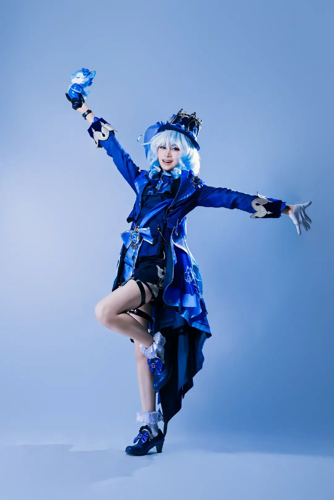 【芙宁娜cos】原神枫丹水神，白棚里的戏剧性动作参考 - 你好 - 第11张