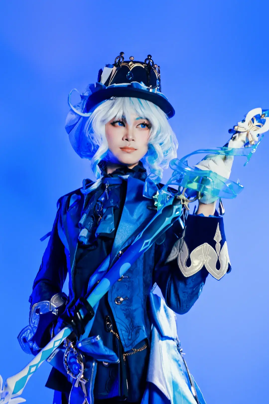 【芙宁娜cos】原神枫丹水神，白棚里的戏剧性动作参考 - 你好 - 第5张