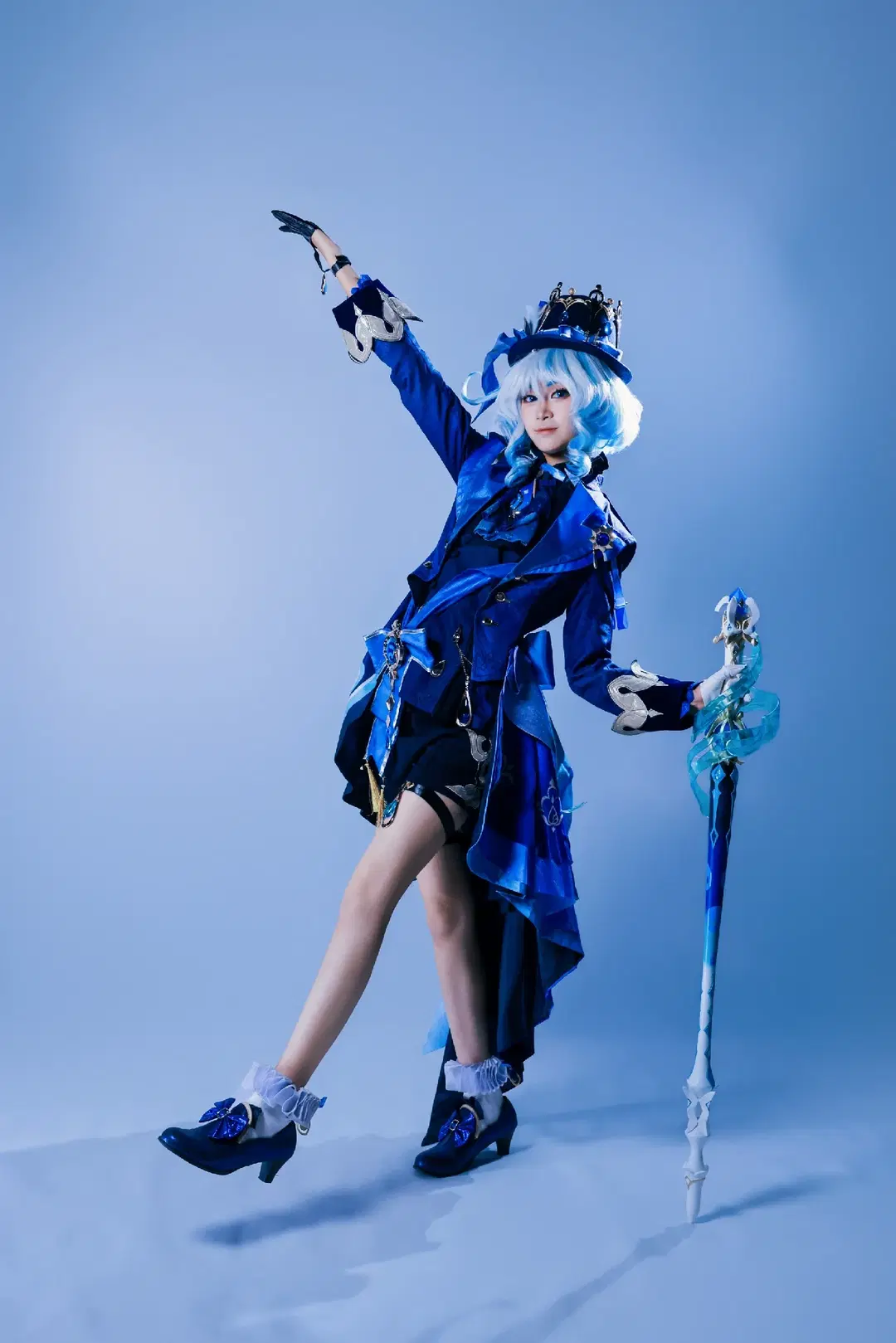 【芙宁娜cos】原神枫丹水神，白棚里的戏剧性动作参考 - 你好 - 第6张