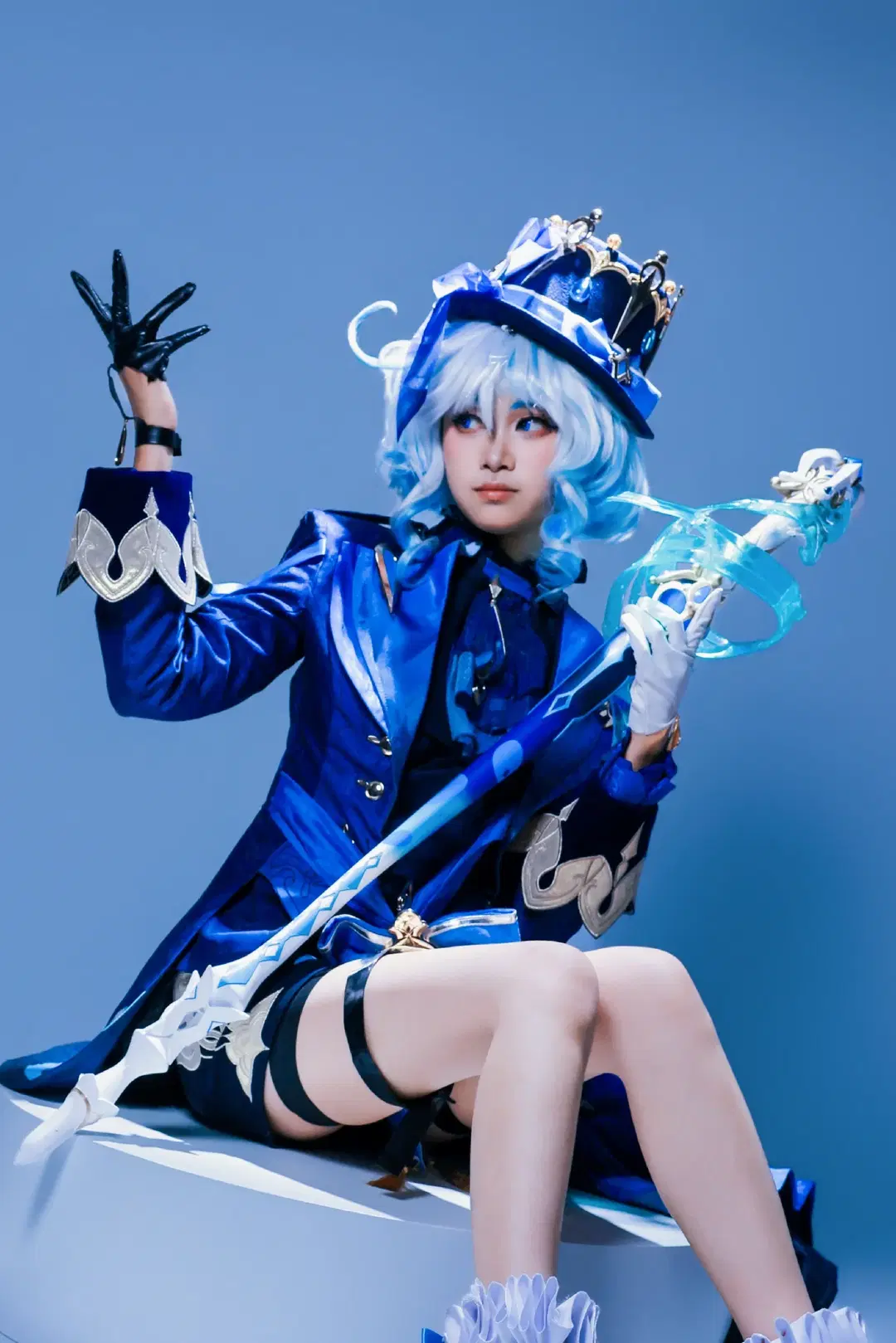 【芙宁娜cos】原神枫丹水神，白棚里的戏剧性动作参考 - 你好 - 第9张