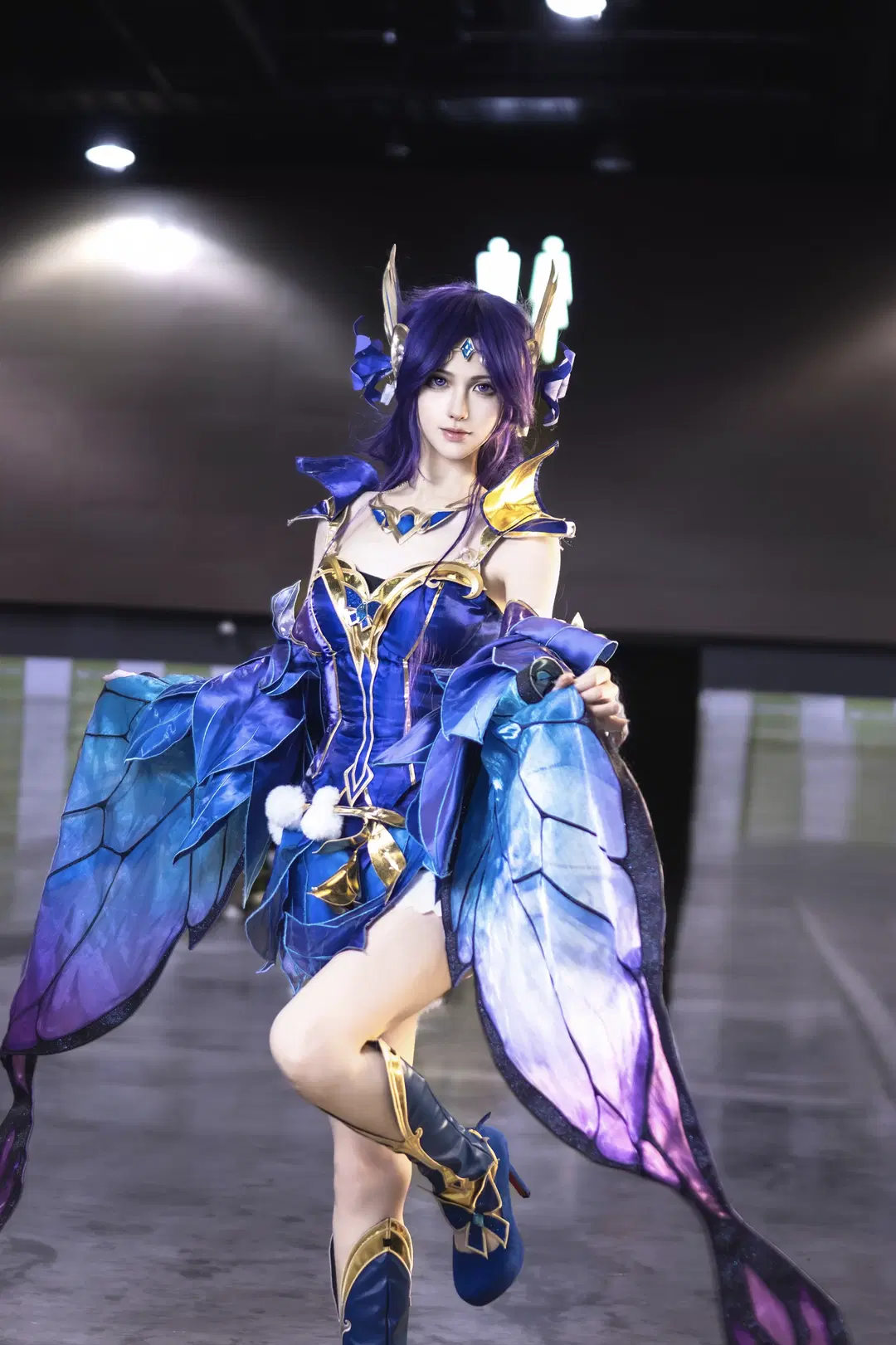 cosplay, 漫展返图, 北境漫展, 丝袜cos, 精灵翅膀