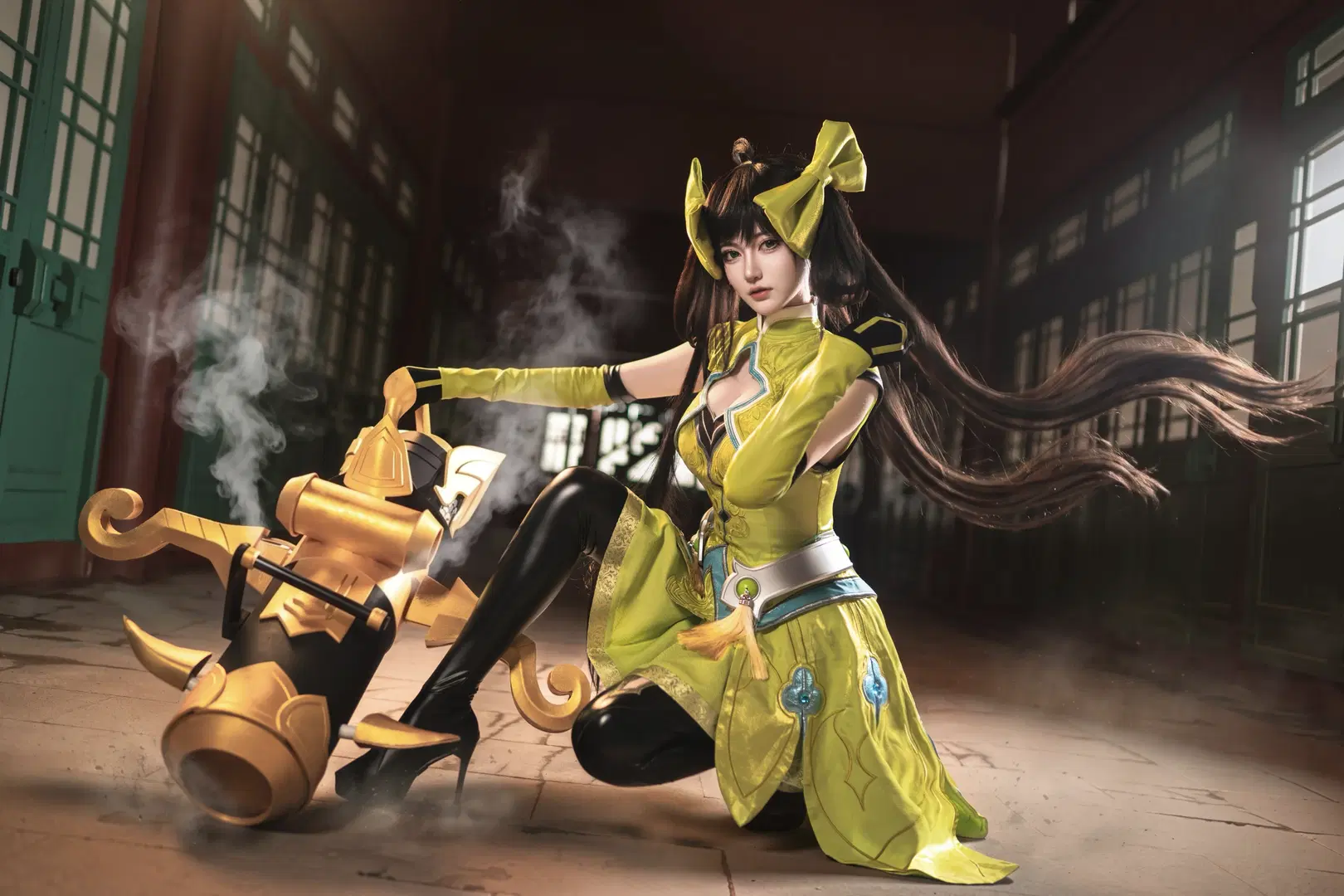 2D, cosplay, Honor of Kings, Traditional Chinese style cosplay, Sun Shangxiang cosplay