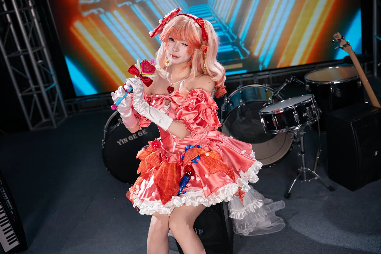 【羽生ももか コスプレ】アークナイツに輝くステージの閃光 - 柏油小星瞳 - 9枚目