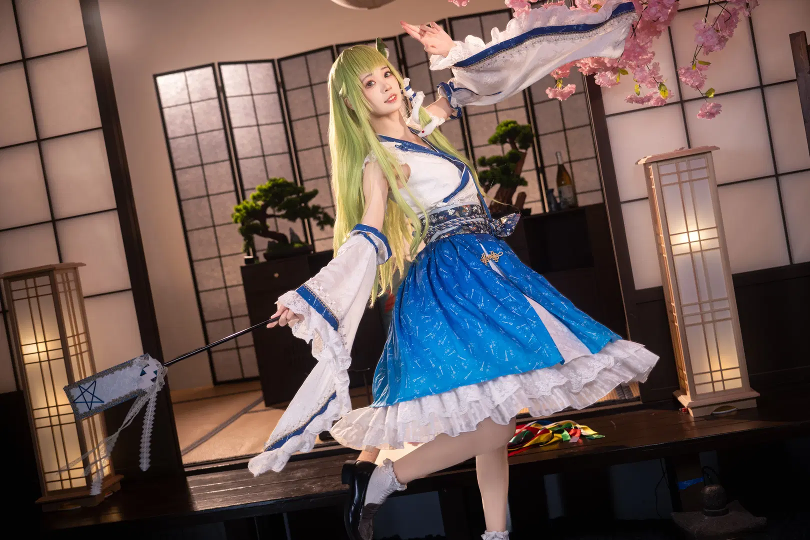 [Kochiya Sanae Cosplay] Touhou Project Shrine Maiden Studio Shoot Record by 柏油小星瞳 - Image 3