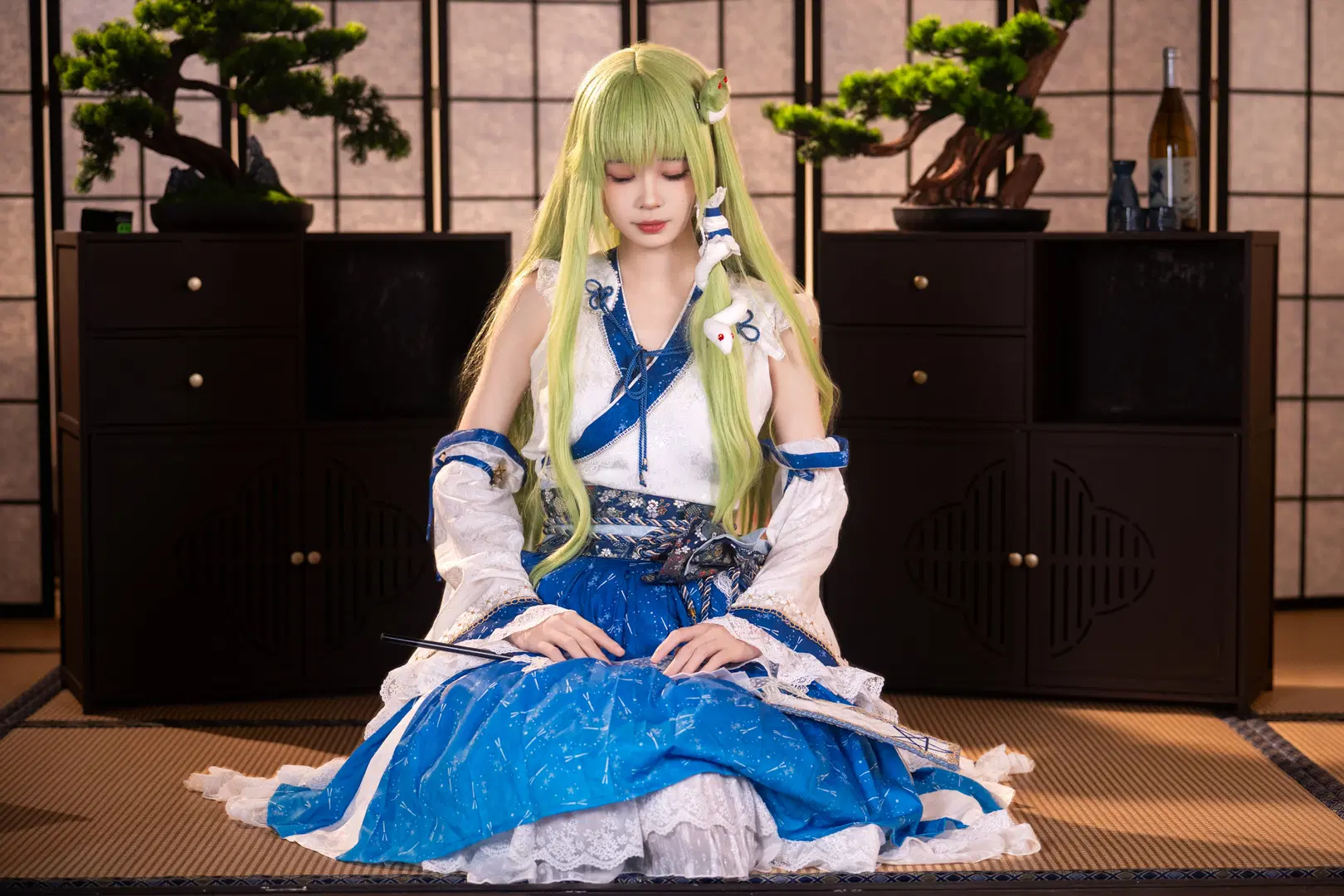 [Kochiya Sanae Cosplay] Touhou Project Shrine Maiden Studio Shoot Record by 柏油小星瞳 - Image 7