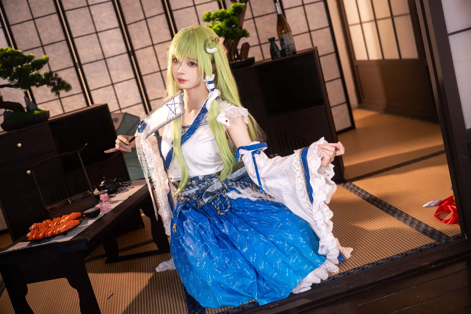 [Kochiya Sanae Cosplay] Touhou Project Shrine Maiden Studio Shoot Record by 柏油小星瞳 - Image 8