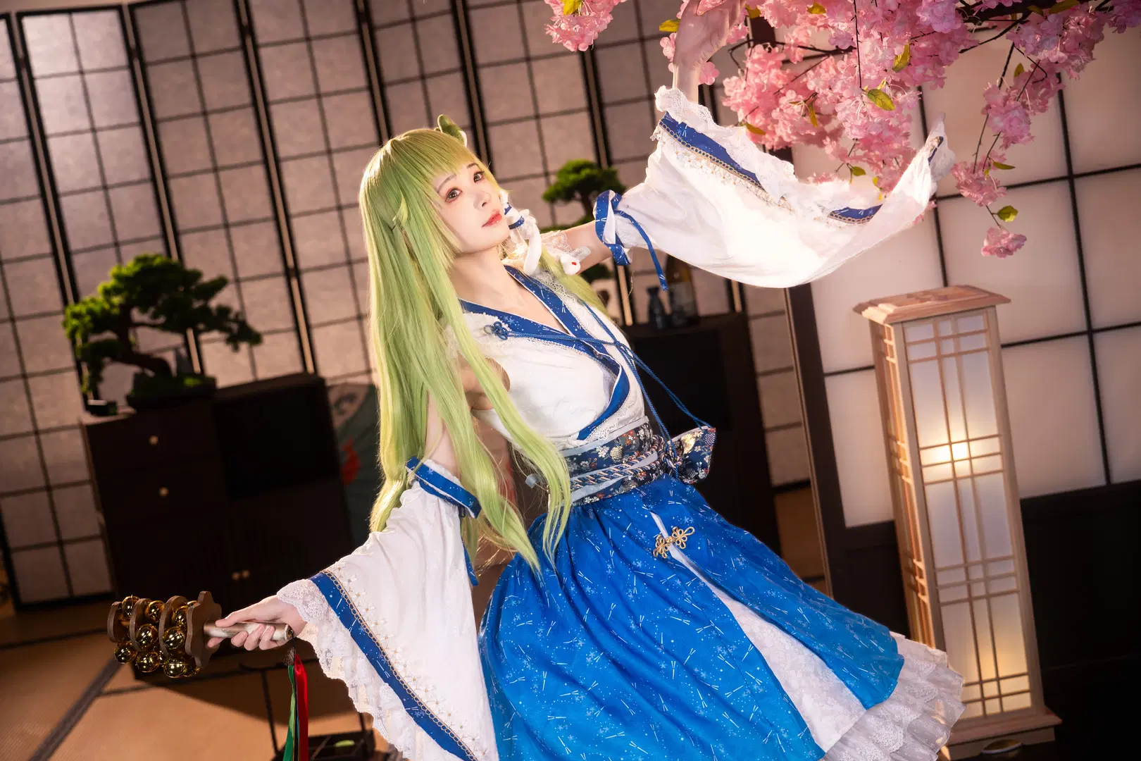 [Kochiya Sanae Cosplay] Touhou Project Shrine Maiden Studio Shoot Record by 柏油小星瞳 - Image 9