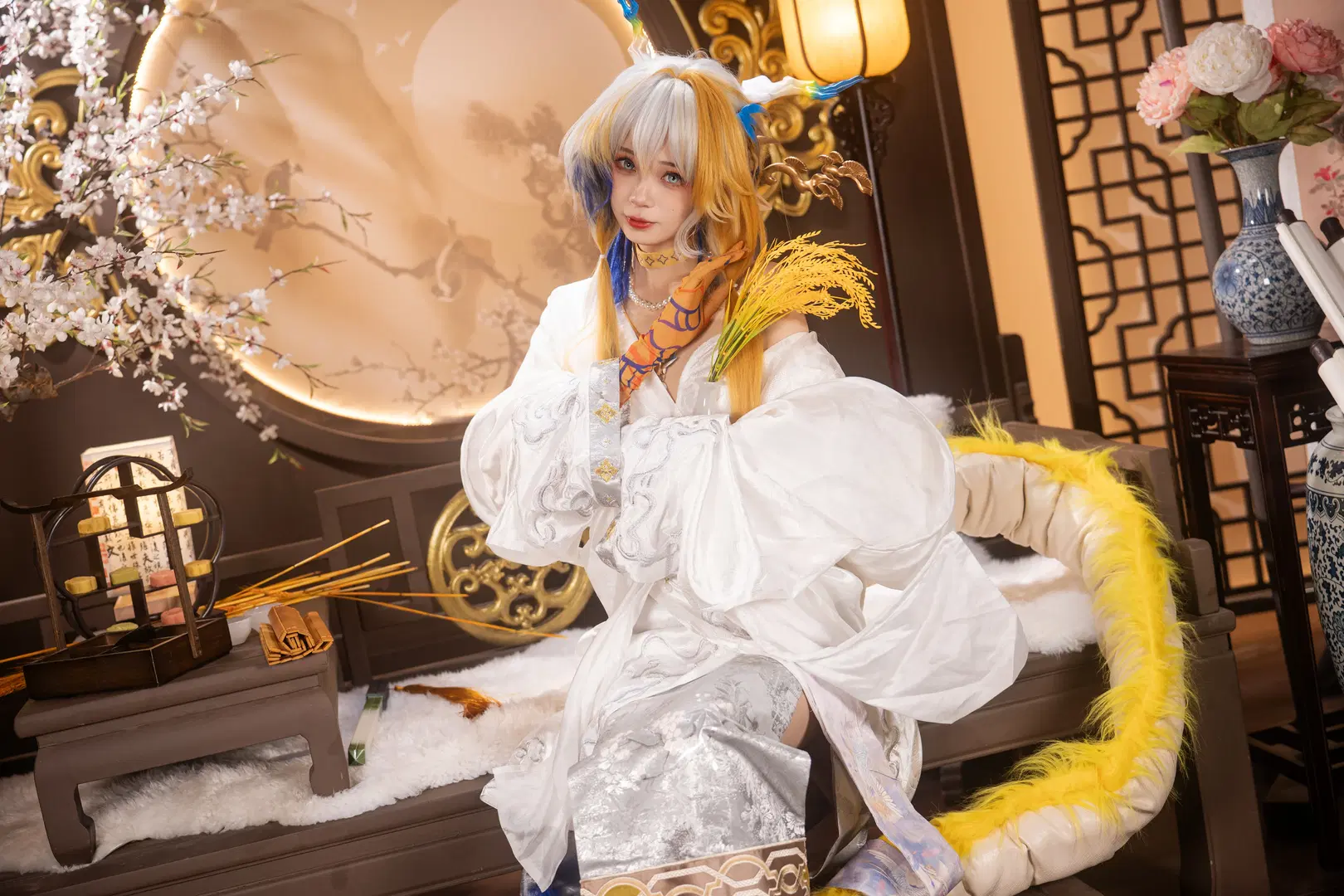 【黍cos】明日方舟音律黍，麦穗与长剑交织的国风幻想 - 柏油小星瞳📸 - 第7张
