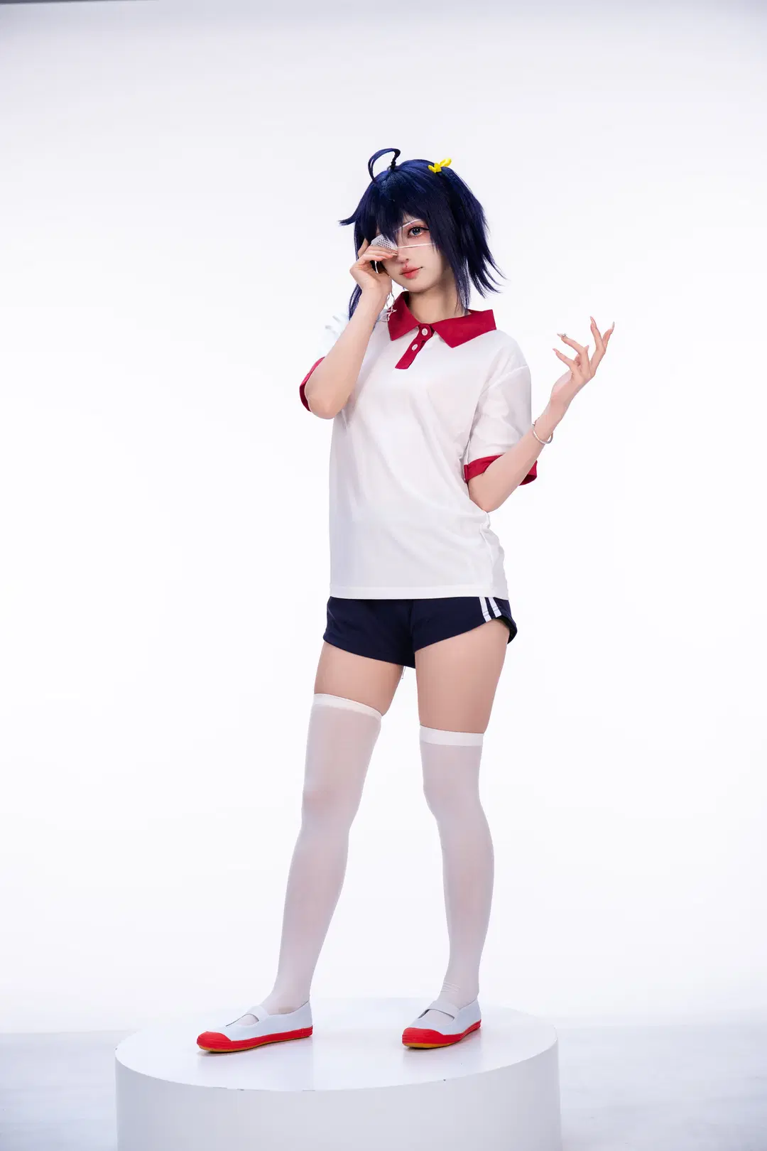 【小鸟游六花cos】中二病也要谈恋爱的白棚体操服拍摄记录 - 柏油小星瞳 - 第7张
