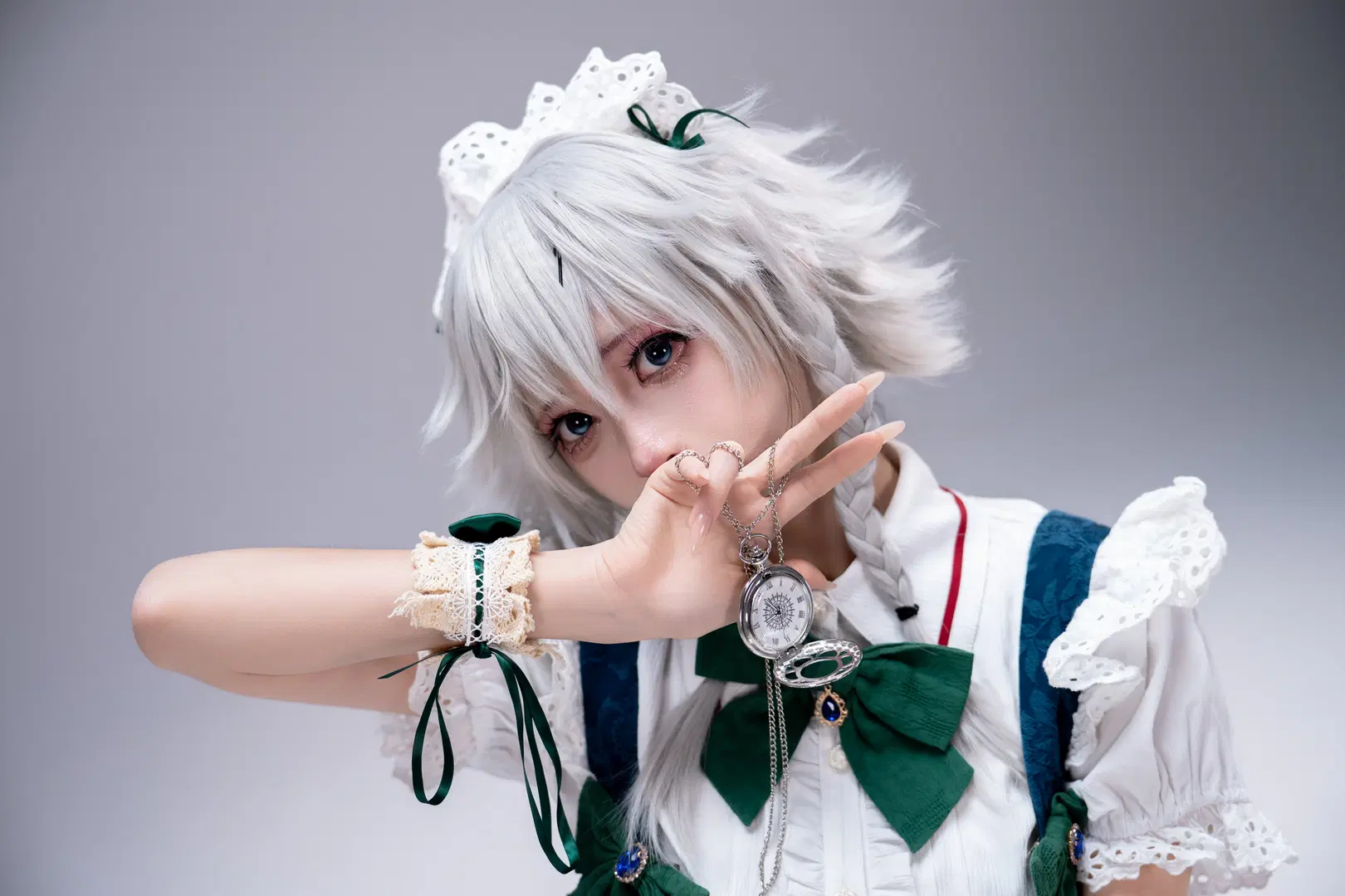 【十六夜咲夜cos】东方project红魔馆女仆的时停摄影记录 - 柏油小星瞳 - 第2张