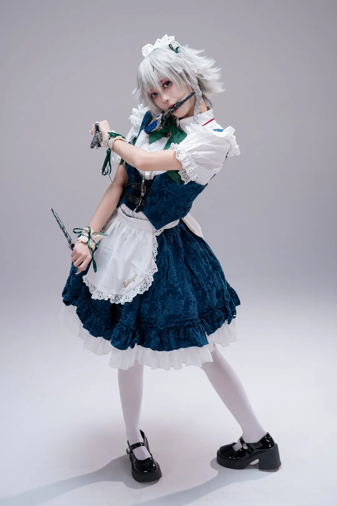 [Sakuya Izayoi cosplay] The Perfect and Elegant Chief Maid of the Scarlet Devil Mansion by 柏油小星瞳 - Image 10