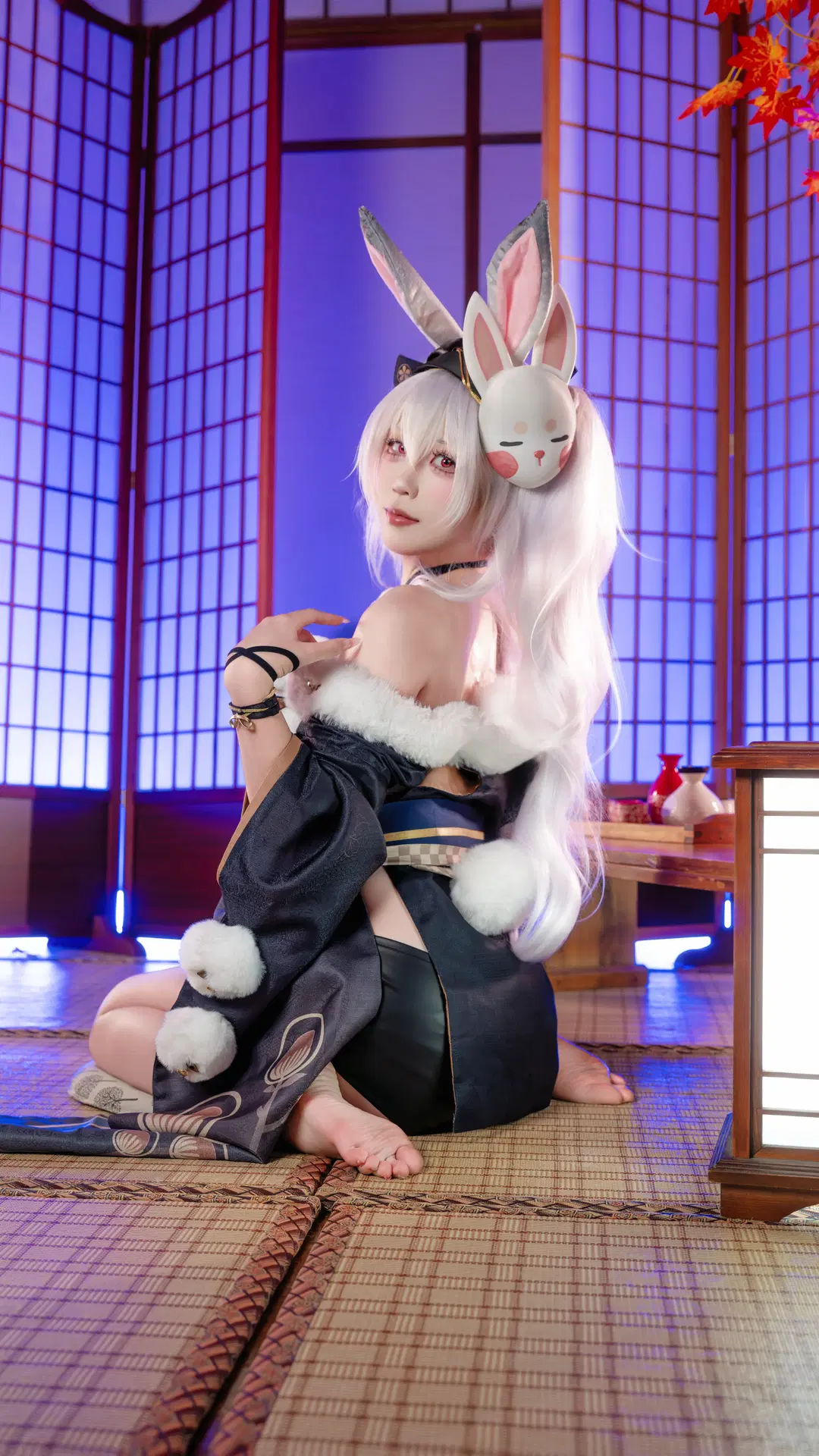 碧蓝航线, 拉菲cos, 和风cos, 兔耳朵, 二次元写真