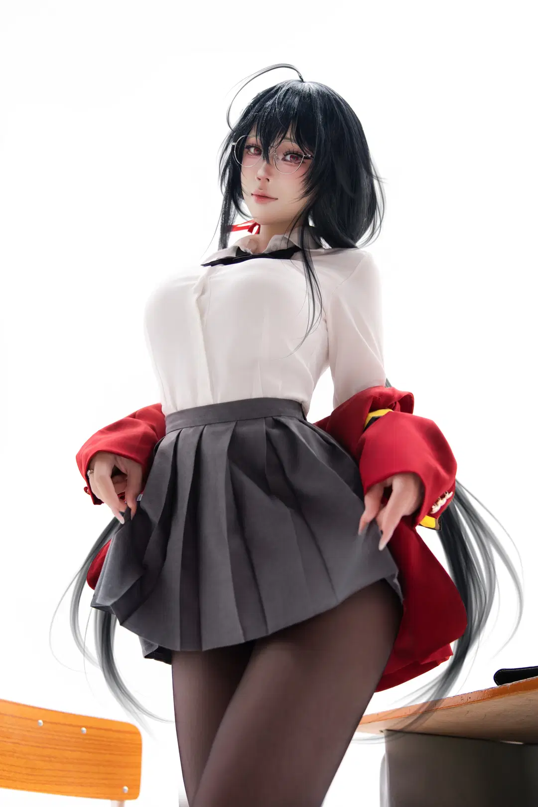 アズールレーン, 二次元コスプレ, 黒ストッキング, 大鳳コスプレ, 高画質壁紙