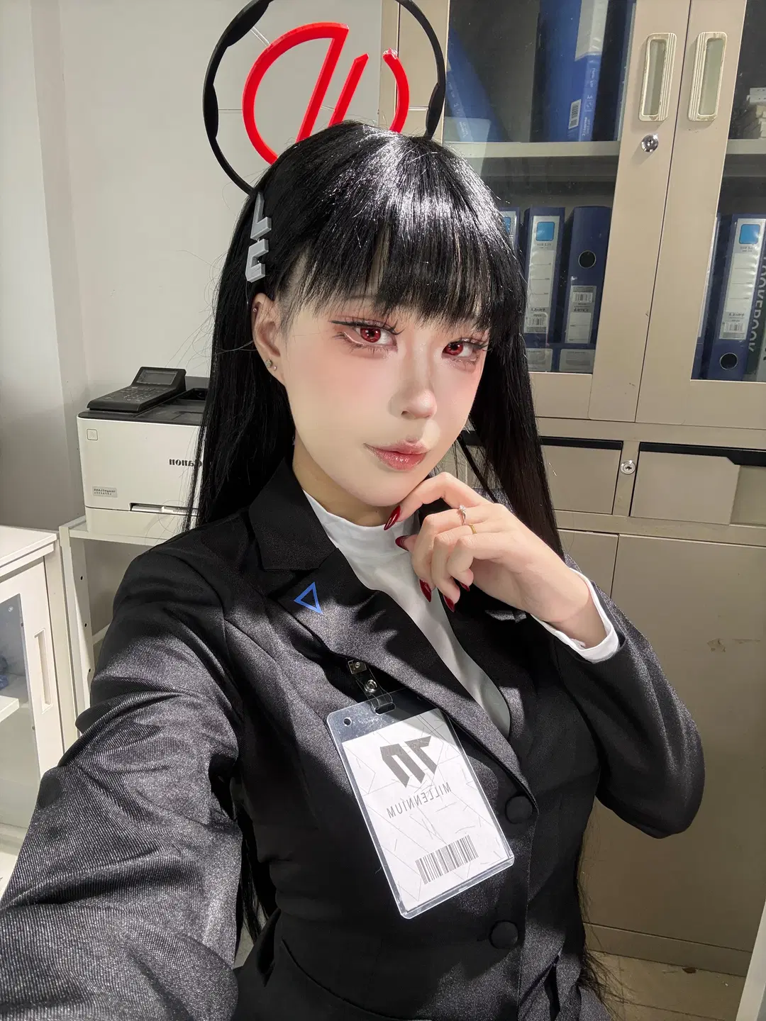 2D, cosplay, Blue Archive, Tsukatsuki Rio cosplay, Millennium Science School