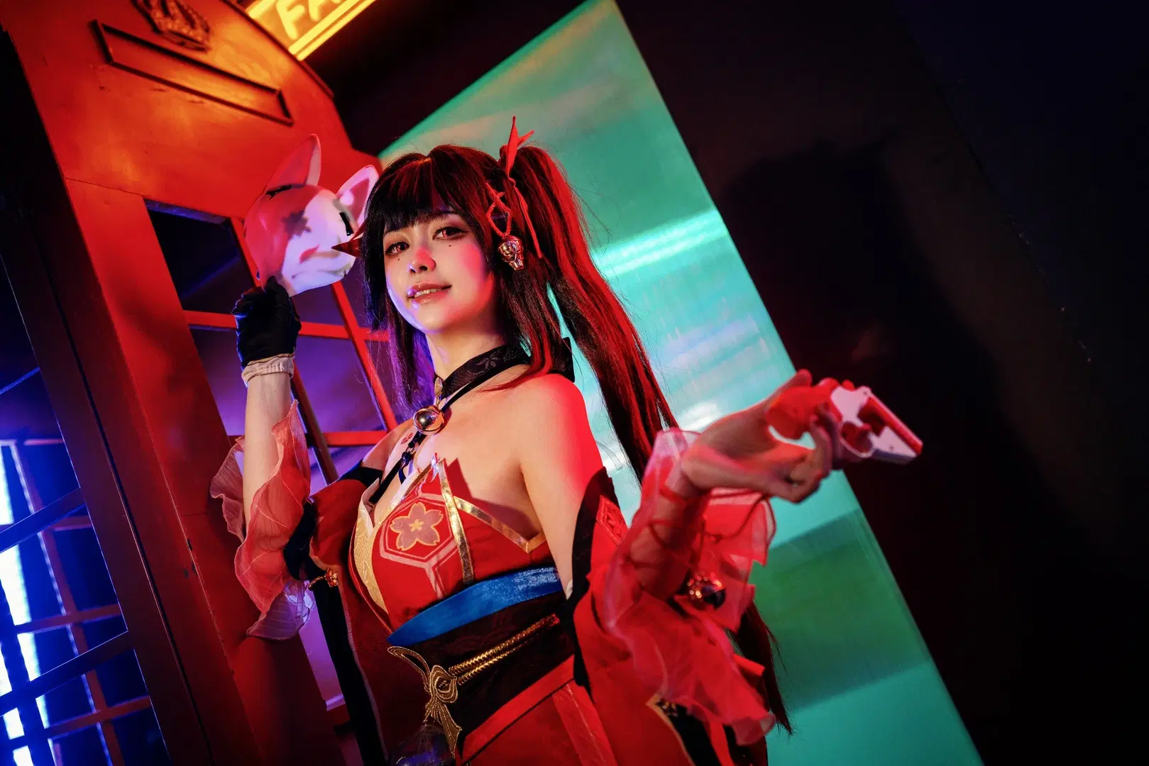 崩坏星穹铁道, 二次元cosplay, 花火cos, 星穹铁道周年庆, 假如在午夜入梦
