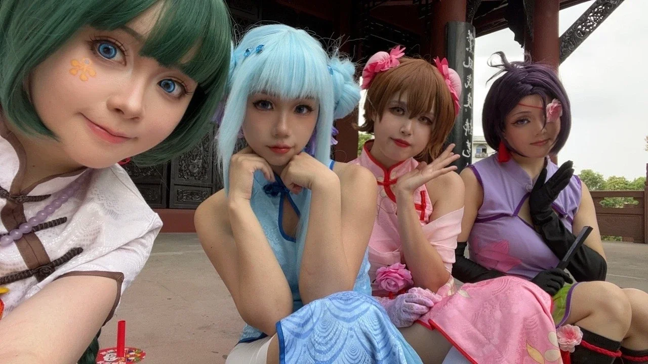 cosplay, 旗袍, 丝袜, 里包恩cos, 家庭教师