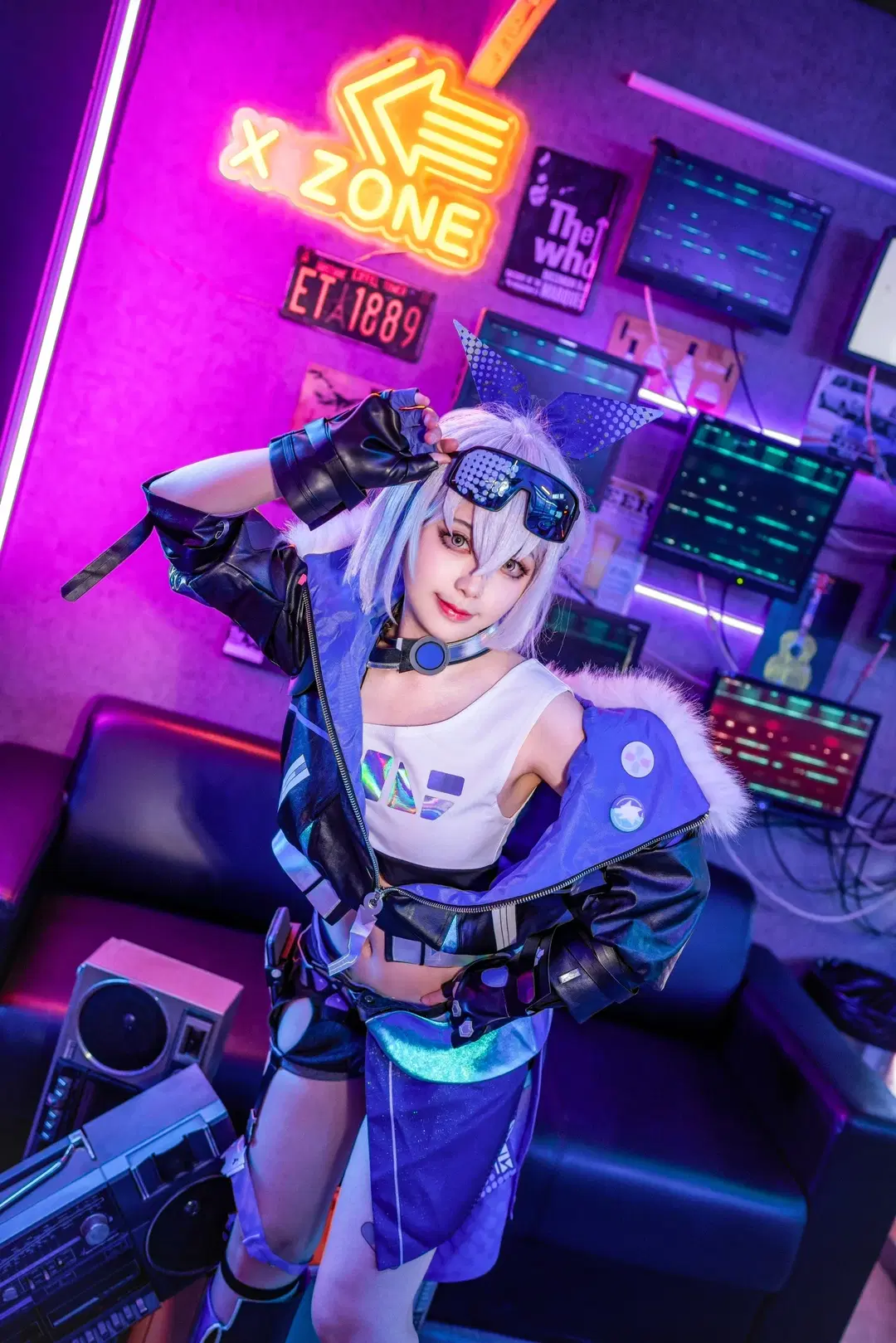 【銀狼 コスプレ】崩壊：スターレイル 天才ハッカーのサイバーアーケード日常 - 符吕子 - 2枚目