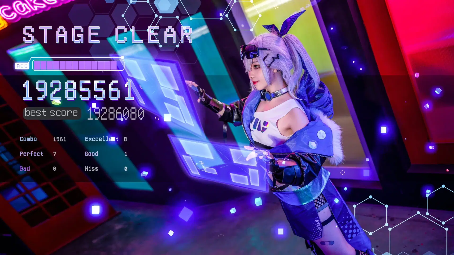 【銀狼 コスプレ】崩壊：スターレイル 天才ハッカーのサイバーアーケード日常 - 符吕子 - 5枚目