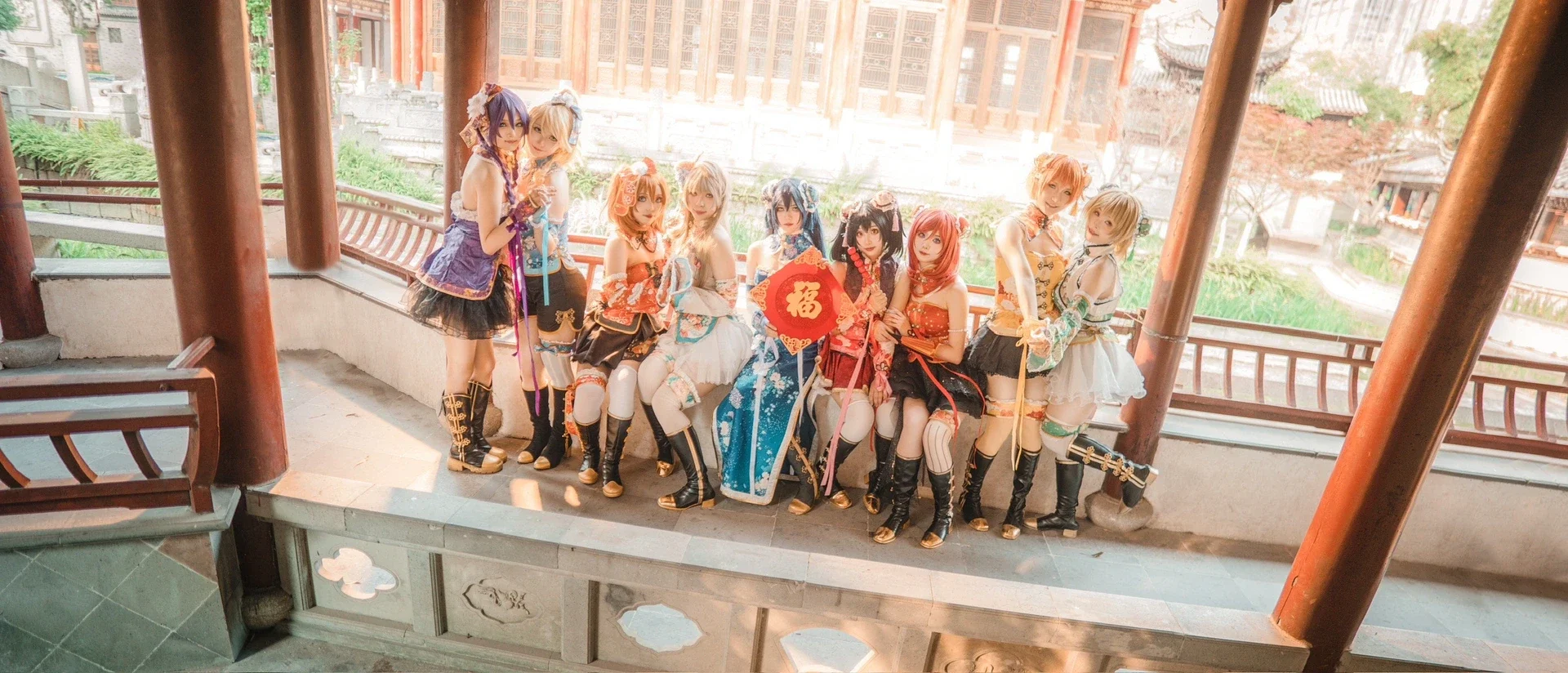 【小泉花陽cos】LoveLive! 古建庭院的旗袍覺醒時刻 - 符吕子 - 第4張