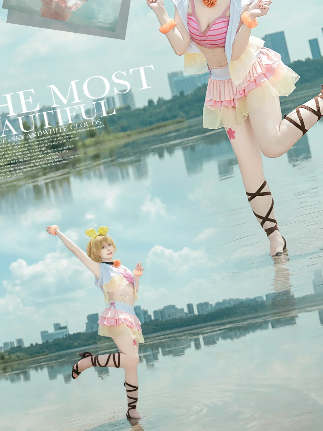 【小泉花陽 コスプレ】ラブライブ!夏色の笑顔、水上の元気少女・花陽のサマーフィルム - 符吕子 - 3枚目