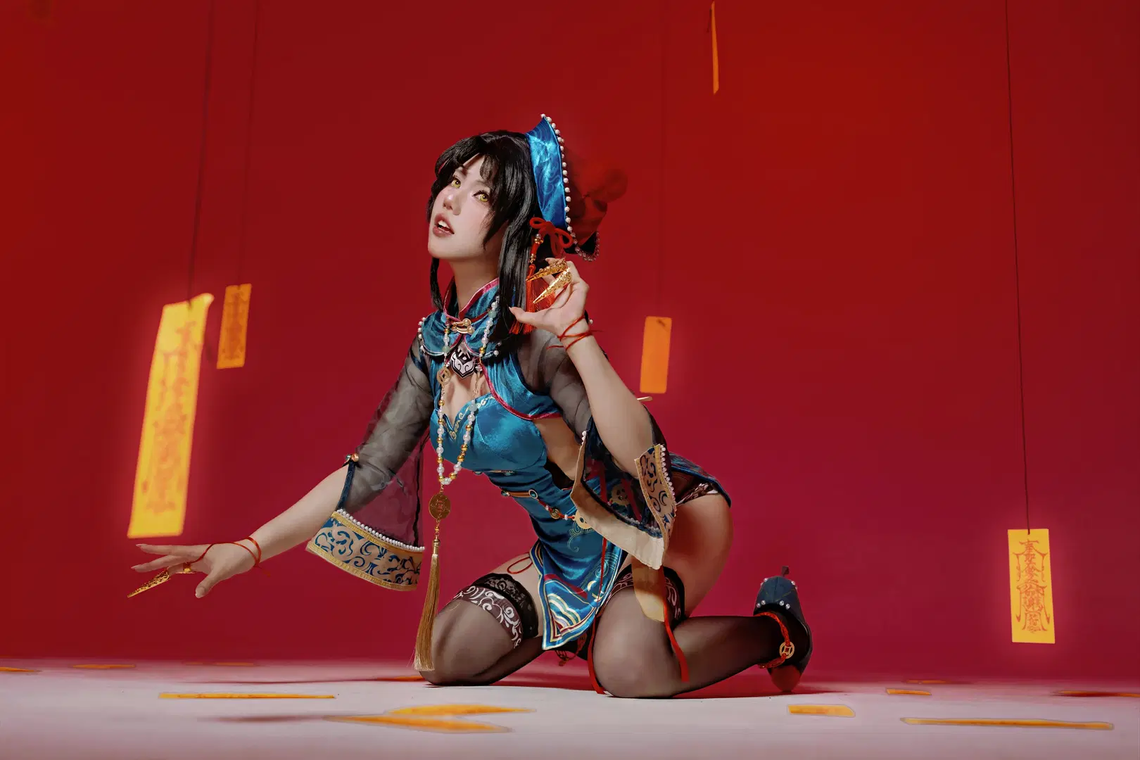 [Yu Linglong cosplay] NARAKA: BLADEPOINT: Ink Voyage Yu Linglong - Zombie Outfit Styling by 克克不吃桂圓湯 - Image 3