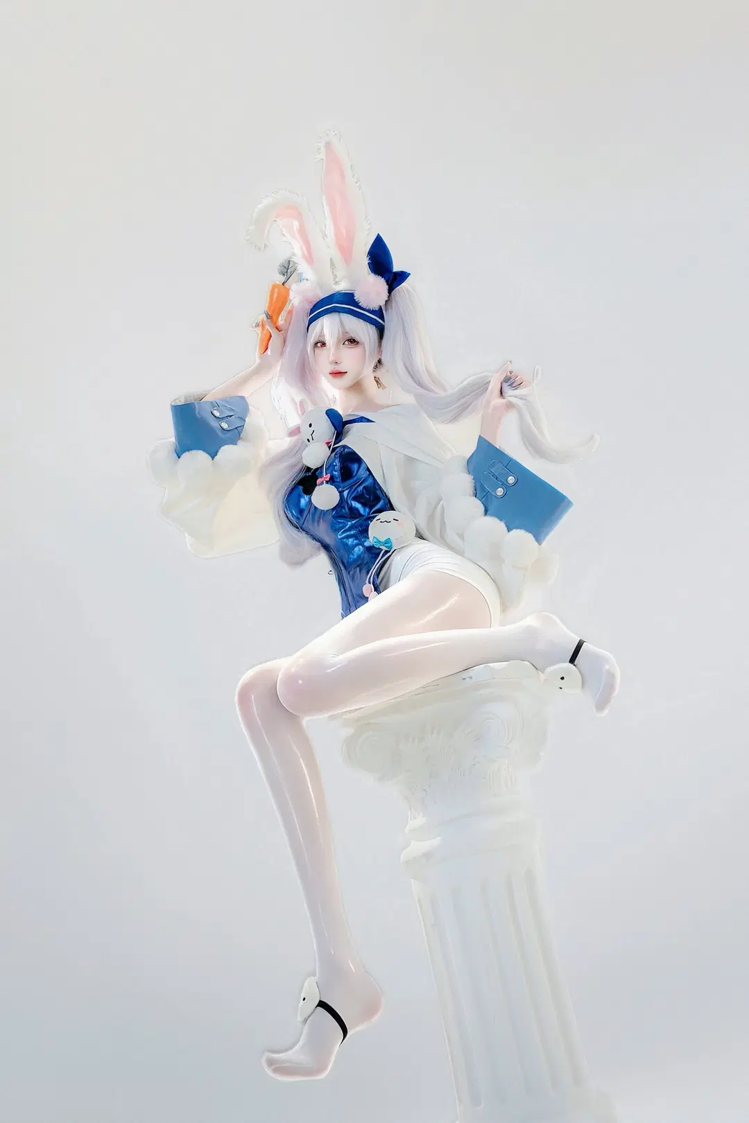 碧藍航線, 拉菲cos, 兔女郎, 白絲, cosplay攝影