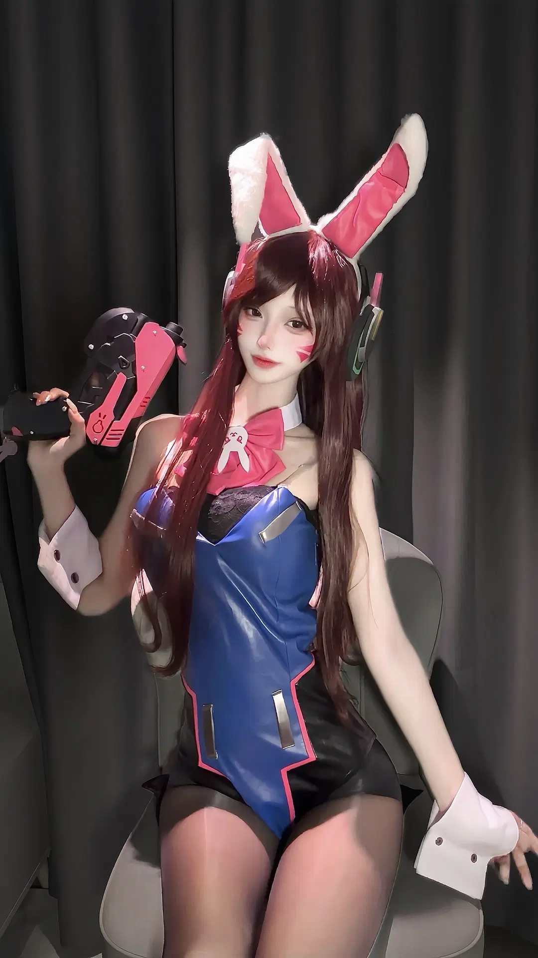 [Hana Song cosplay] Overwatch: Shooting Insights on the Bodysuit and Bunny Ears by 海洋 - Image 3