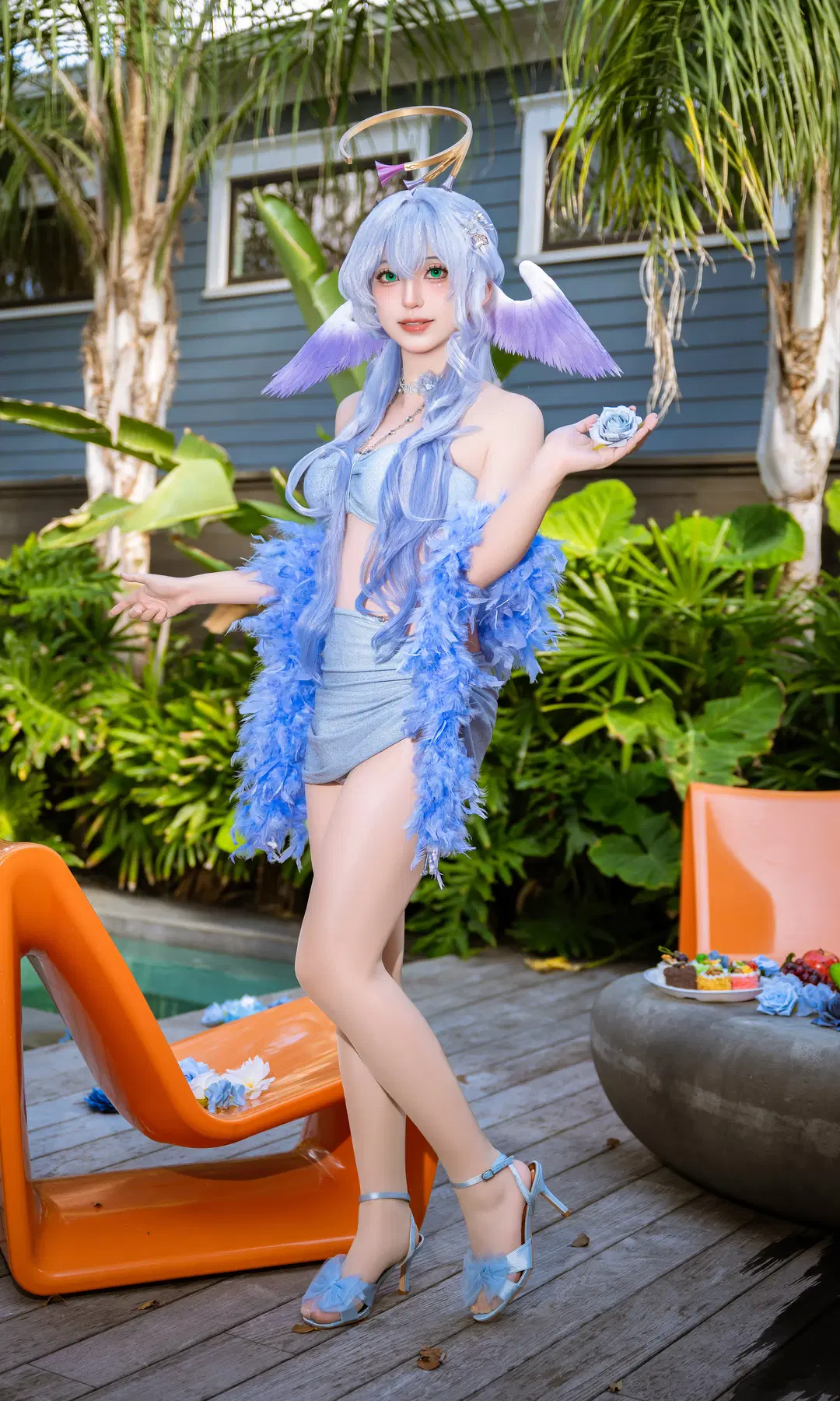 [Robin cosplay] Honkai: Star Rail: Summer Custom Swimsuit Design by 葡萄糖_Glucose - Image 2