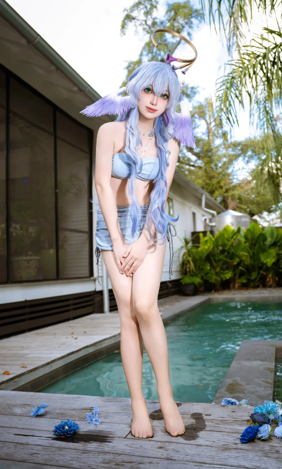 [Robin cosplay] Honkai: Star Rail: Summer Custom Swimsuit Design by 葡萄糖_Glucose - Image 3