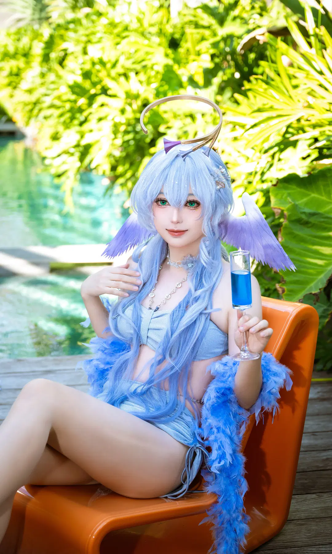 [Robin cosplay] Honkai: Star Rail: Summer Custom Swimsuit Design by 葡萄糖_Glucose - Image 5