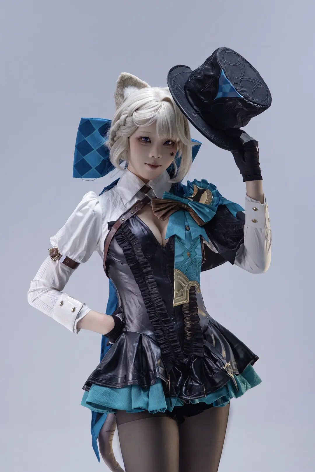 【リネット コスプレ】『原神』マジック猫娘、完成された3つのスタイリング - 真汐 - 2枚目