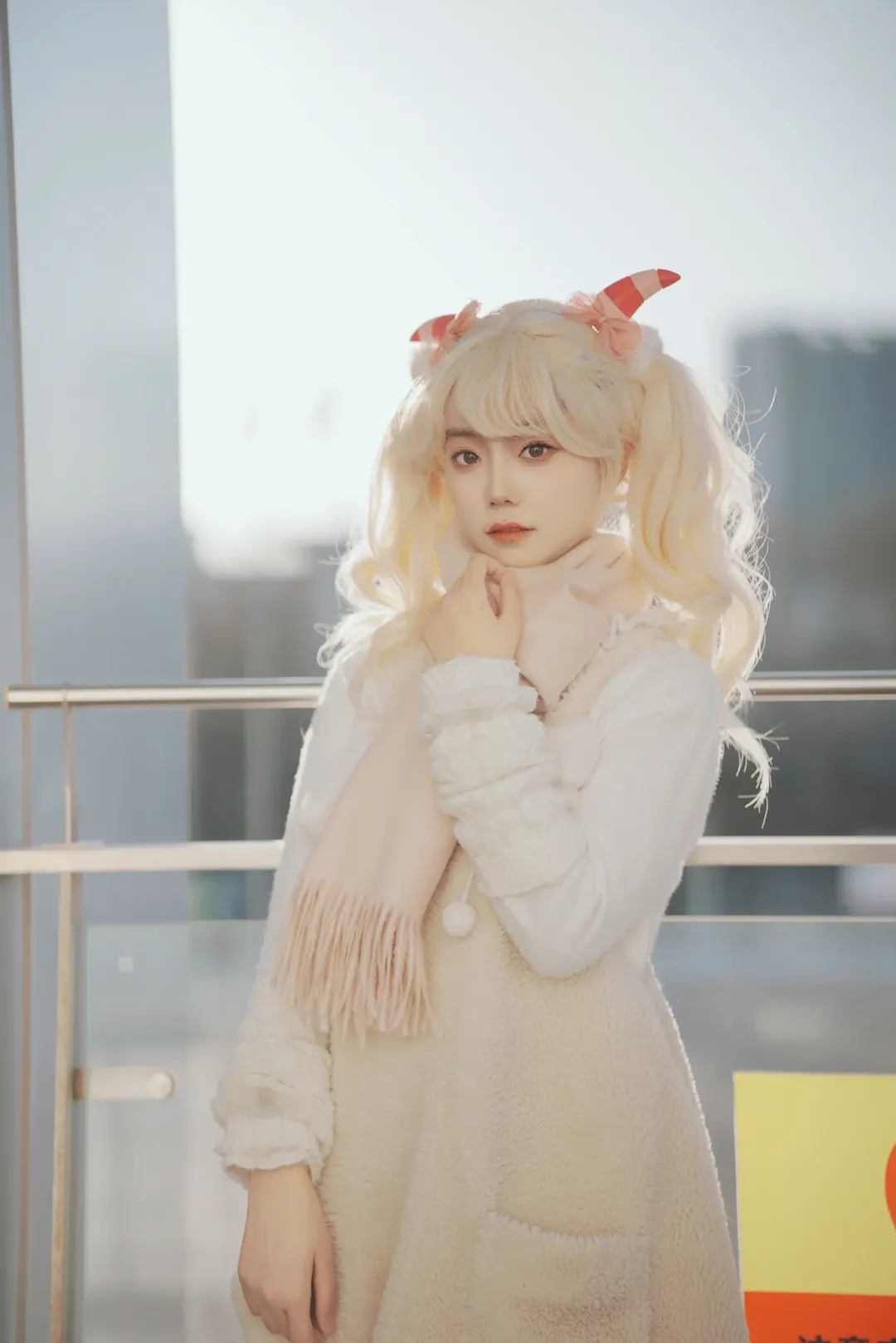 漫展场照, cosplay分享, 天台外景, 美羊羊cos, 喜羊羊与灰太狼 - 第3张