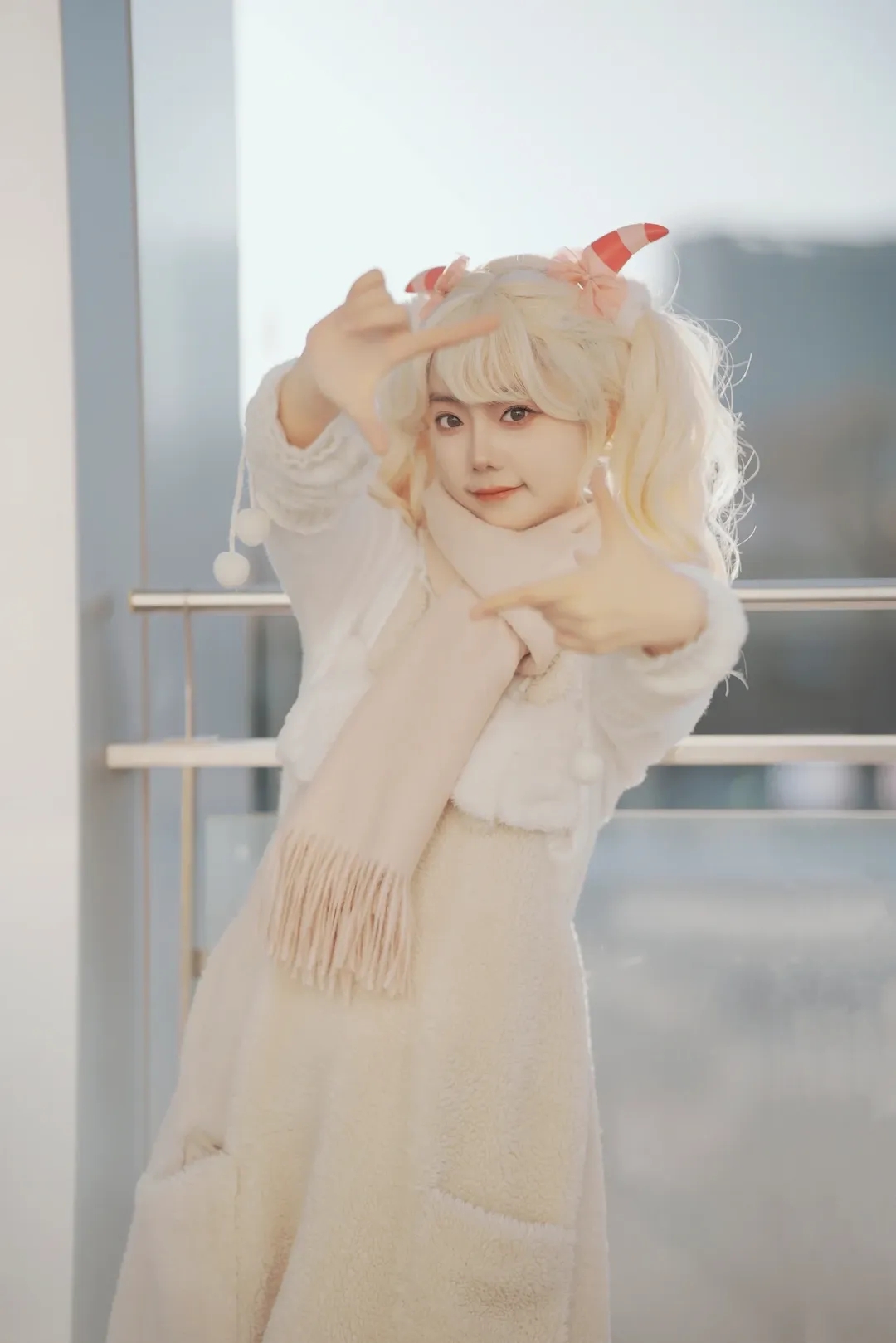漫展场照, cosplay分享, 天台外景, 美羊羊cos, 喜羊羊与灰太狼 - 第4张